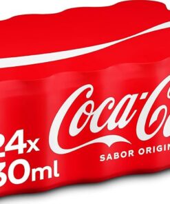 Coca-Cola Sabor Original Refresco de Cola Pack 24 x 330 ml | Bebida de cola original, el sabor de siempre, excelente para compartir, reuniones y consumo diario