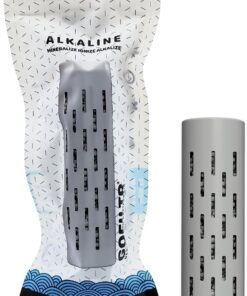 GOFILTR Original alcalino: cree Agua alcalina Mineral ionizada de 9.5pH Totalmente Natural con electrolitos en Cualquier Botella de Agua