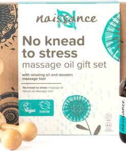 Naissance Set Regalo Aceite de Masaje No Knead to Stress Selección Para Cualquier Ocasión - Puro, Natural, Relajante, Masaje Corporal Kit - Hidratante Piel, Cuerpo, Pies, Aromaterapia Mujeres, Hombres