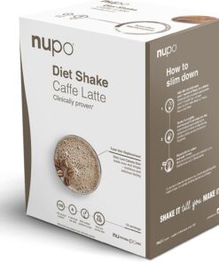 NUPO Diet Shake Café con Leche - Batidos dietéticos de primera calidad para el control de peso I Batido sustitutivo de comidas probado clínicamente para el control de peso I 12 Raciones I Sin OMG