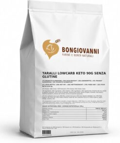 Bongiovanni Bontà Naturali Taralli Keto Bajos en Carbohidratos 90 g – Sin Gluten