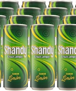 Cruzcampo Shandy Cerveza con Limón - Paquete de 24 x 330 ml