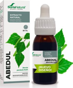 Extracto de Abedul Gotas - Betula pendula hoja con ciclodextrinas - apoyo natural para drenaje diario - extracto vegetal concentrado - Soria Natural