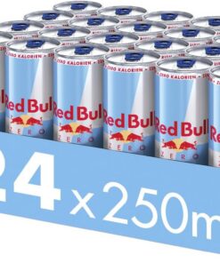 Red Bull Bebida Energética, Zero, 24 x 250 ml