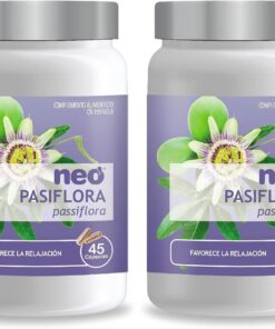 NEO | Extracto Seco de Pasiflora | 45 Cápsulas | Ayuda a Combatir el Nerviosismo y la Angustia de Forma Natural | Efecto Relajante | Ayuda a Dormir Mejor (Paquete de 2)