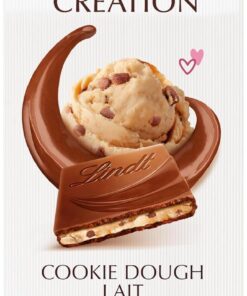 Lindt Creation - Barra de chocolate con leche para masa de galletas, 150 g