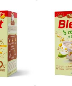 Blevit Superfibra 8 Cereales y Frutas | 500g | Papilla de 8 Cereales y Frutas para Bebé desde los 5 meses - Con Vitaminas, Minerales y Fibra (Paquete de 2)