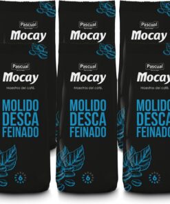 Mocay – Pack 6 Paquetes de Café Molido Descafeinado – 6 x 250 gr