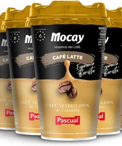 Mocay – Café Frío Listo para Tomar - Pack de Vasos de Café Latte Listo para Beber – 20 Vasos x 200 ml