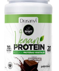PROTEINA VEGANA SABOR BROWNIE 600G SPORT LIVE DRASANVI