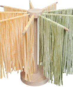 Rejilla De Secado De Pasta,Rejilla De Secado De Pasta De Madera Plegable para Fideos De Pasta Fresca Casera,Soporte para Colgar Secadora De Espagueti para Cocina,para Máquina De Pasta