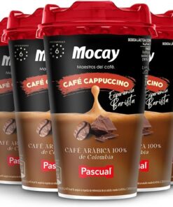 Mocay – Café Frío Listo para Tomar - Pack de Vasos de Café Cappuccino Listo para Beber – 20 Vasos x 200 ml