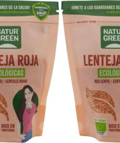 NaturGreen Lenteja Roja Bio 500g (Paquete de 2)