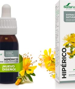 Soria Natural Hipérico Extracto - Favorece la Salud Emocional, Ayuda a Reducir el Estrés y la Ansiedad, Mejora el Descanso - Combinable con melatonina o valeriana - 50ml Gotas (Paquete de 2)