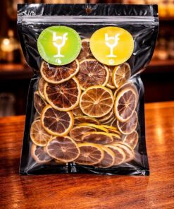 Rebanadas deshidratadas de primera calidad, 120 bolsas grandes de limón y lima, frutas secas 100% naturales sin azúcar, vegetarianas, veganas, cócteles, fabricación de jabón, fabricación de coronas
