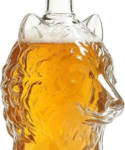 Decantadores Para Licores Divertida Licorera Para Cóctel Con Cabeza De Lobo | Botella Vinícola En Bar En El Hogar, Bodas, , Vacaciones, Vitrina, Restaurante Y Más, O Colección