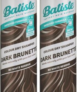 Batiste Champú Colour Dry, negro y marrón oscuro, 200 ml (el embalaje puede variar) (Paquete de 2)