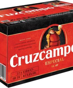 CRUZCAMPO Cerveza rubia especial pack 12 latas 33 cl