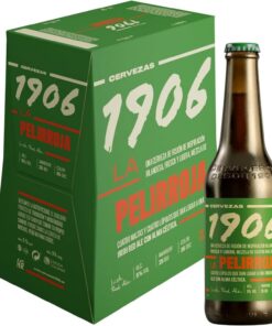 1906 - Galician Irish Red Ale, Cerveza Premium, 6 Botellas x 33 cl | Red Ale Gallega, Cuatro Maltas, Cuatro Lúpulos, Notas a Tofe y Avellana, 5% Volumen de Alcohol