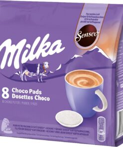 Senseo Milka Choco Pads bebida de chocolate bebida de cacao cápsulas de café 8 porciones
