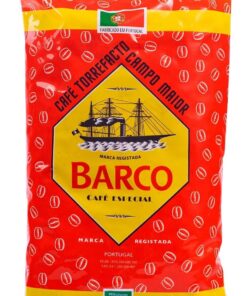 Barco Torrefacto - Café en Grano y Mezcla con Azúcar Caramelizado - Gran Tueste - Sabor Pronunciado y Aromático - 500 g (Paquete de 10)
