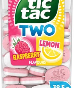 Tic Tac Dos sabores de frambuesa y limón 38,5 g