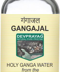 Devprayag Gangajal Agua de Ganga Santa del origen o comienzo del río Ganga en Devprayag en botella de vidrio transparente 100ml
