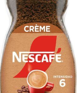 NESCAFÉ CRÈME aroma y sabor, café soluble con crema, frasco de cristal 200 g.