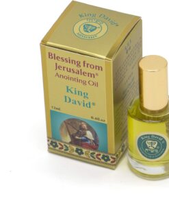 Aceite de Unción de Oro King David 12ml de Holyland Jerusalem - Edición Limitada