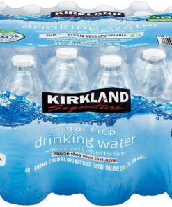 Kirkland Signature Agua potable purificada, 16 onzas, 40 unidades - Juego de 4
