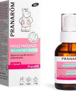 PranaBB huile de massage réconfort vente bio 30ml