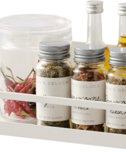 YAMAZAKI home - Soporte magnético para especias, Blanco, Spice Rack