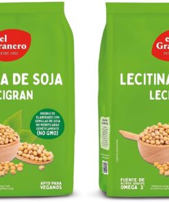 El Granero Integral - Lecigran, Lectina de Soja - 500 g - Rico en Vitaminas y Minerales - Favorece el Tránsito Intestinal - Beneficiosa para la Circulación Arterial - No GM - Apta para Veganos