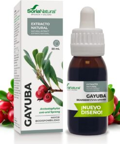 Soria Natural Gayuba Extracto - Antiséptico Natural Urinario, Favorece la Salud de las Vías Urinarias y el Efecto Diurético - 100% Puro - Salud de la Vejiga - Botella de 50 ml