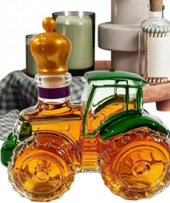 Botellas De Licor Vacías Contenedor De Tractor | Decantador De Whiskey Coche Vacío Para Tequila para Vino Alcohol Tequila Vodka Brandy Hogar Oficina Bar Hombres Papá