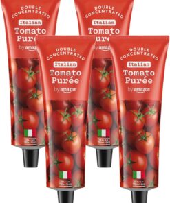 by Amazon Tomate Doble Concentrado, 200g (Paquete de 4)