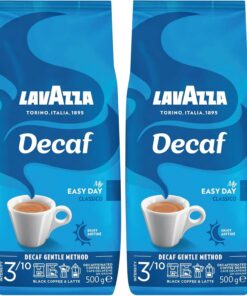 Lavazza Caffe Decoffeinato 0.5kg - Café (500 g) (Paquete de 2)