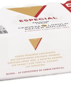 Ambar Especial - Pack 24 latas x 33 cl - 5.2 % Volumen de Alcohol