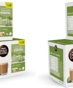 NESCAFÉ Dolce Gusto Café Leche Genova - Cápsulas de Café, 42 Cápsulas (3x14) - Originales para cafeteras de Dolce Gusto (Paquete de 2)