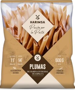 Harimsa Pasta de Harina Integral de Espelta - 500 g (Paquete de 3)