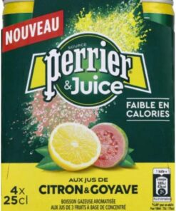 Perrier Guayaba de jugo de limón - 4 latas de 25 cl