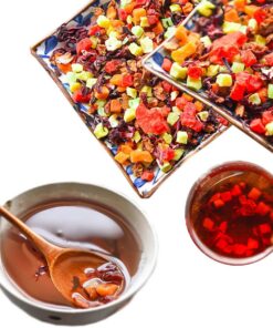50g-500g té de hierbas chino Roselle seco mezcla té de frutas secas nuevo té fragante cuidado de la salud té de flores comida verde saludable (50g)