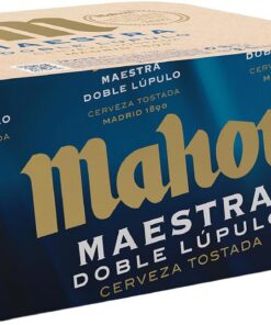 Mahou Maestra Doble Lúpulo, Cerveza Lager Tostada, Pack 12 Latas x 33cl