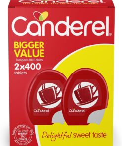 Canderel Edulcorante Sin Calorías Tabletas PAQUETE AHORRO, 800 Tabletas