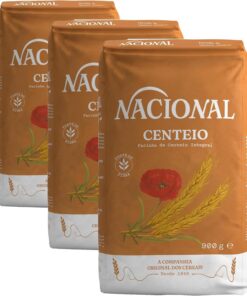 Nacional desde 1849 - Farinha de Centeio Integral 900G (Paquete de 3)