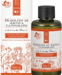 Helan, I Rimdi Oleolito di Arnica Canforato, Ideale per massaggio sportivo, 100 ml