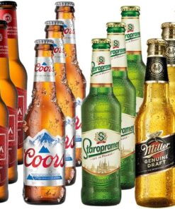 La Sagra, Lagers del Mundo Pack Degustación de Cerveza, Pack 12 Botellas De 330 Ml