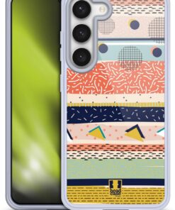 Head Case Designs Inusuales Rayas Ningún Extracto Básico Caso de Gel Suave Compatible con Samsung Galaxy S23 5G