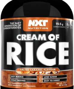 NXT Nutrition Crema de arroz, 2 kg, 80 porciones (caramelo salado)