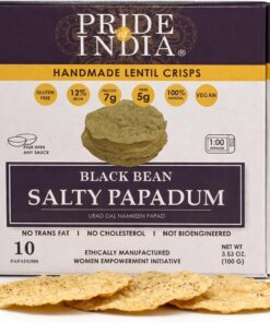 Frijol Negro Salado (Urad Dal) Namkin Papadum - 10pc
